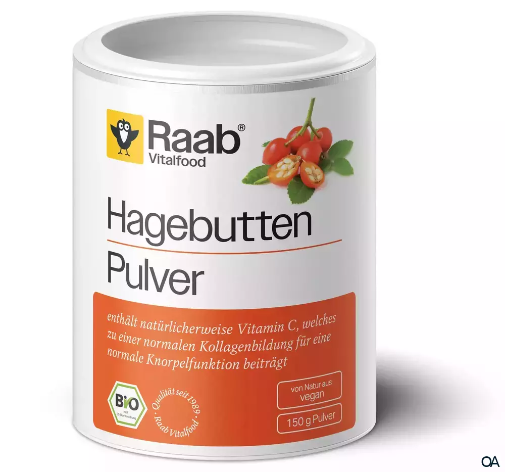 Raab® Vitalfood Bio Hagebutte Pulver