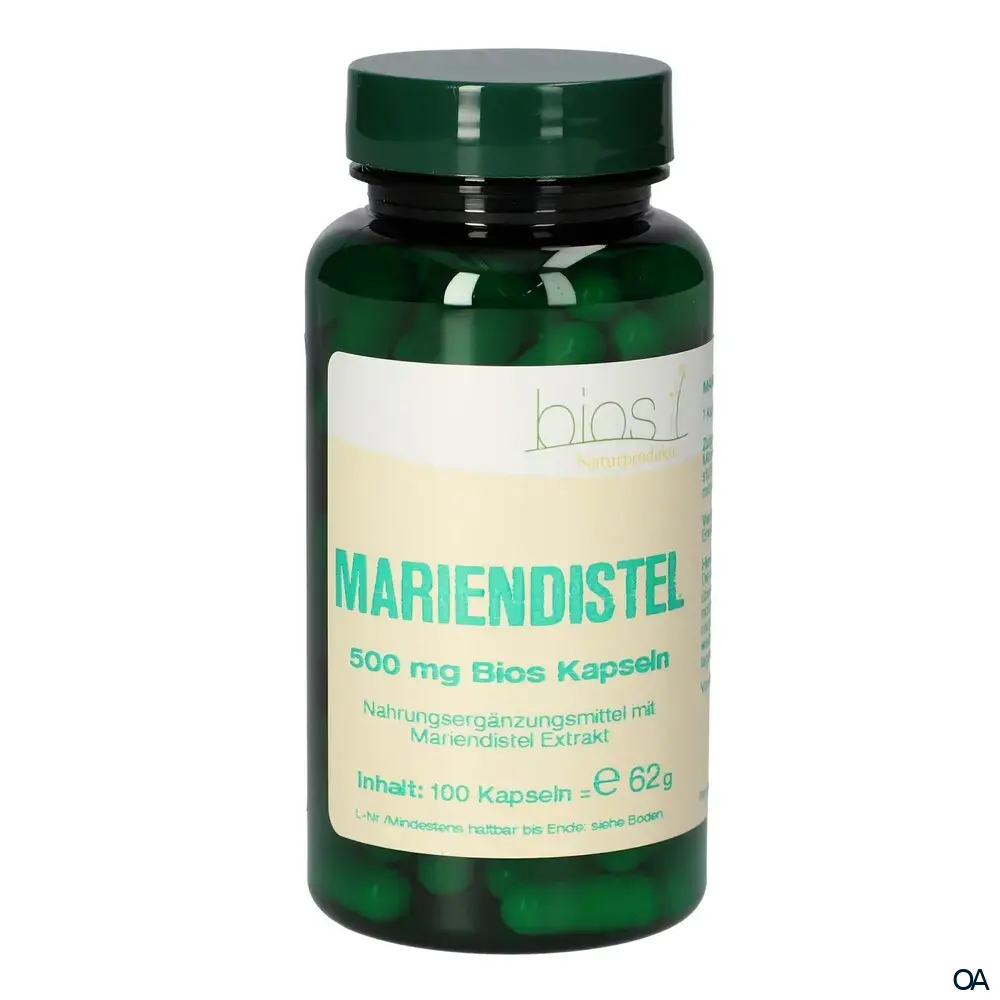 Bios Mariendistel 500 mg Kapseln