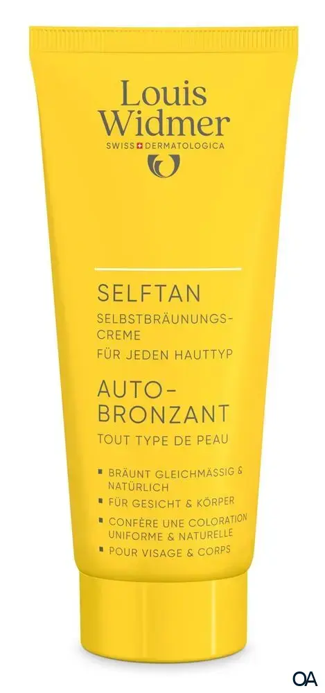 Louis Widmer suncare Selftan Selbstbräunungscreme - leicht parfümiert Louis Widmer suncare Selftan Selbstbräunungscreme - leicht parfümiert