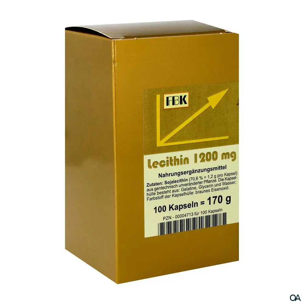 FBK-Pharma Lecithin 1200 mg Kapseln