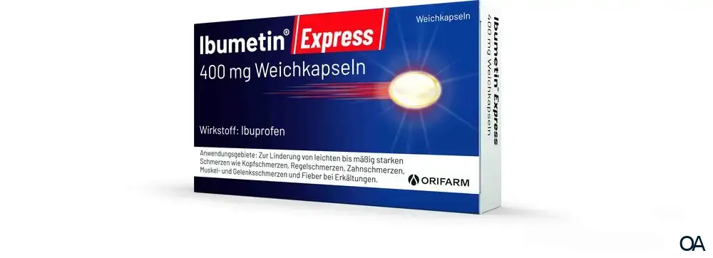 Ibumetin® Express 400 mg Weichkapseln Ibumetin® Express 400 mg Weichkapseln