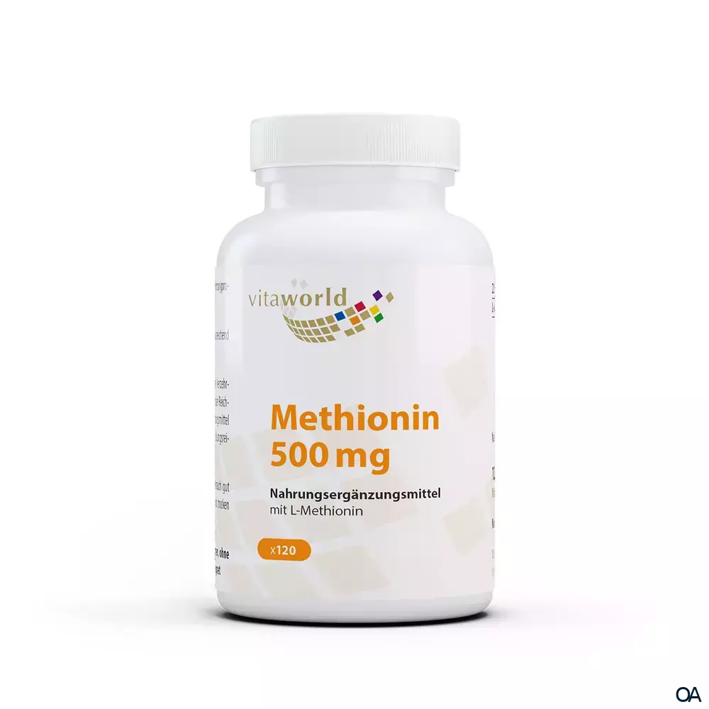 Vitaworld Methionin 500 mg Kapseln Vitaworld Methionin 500 mg Kapseln