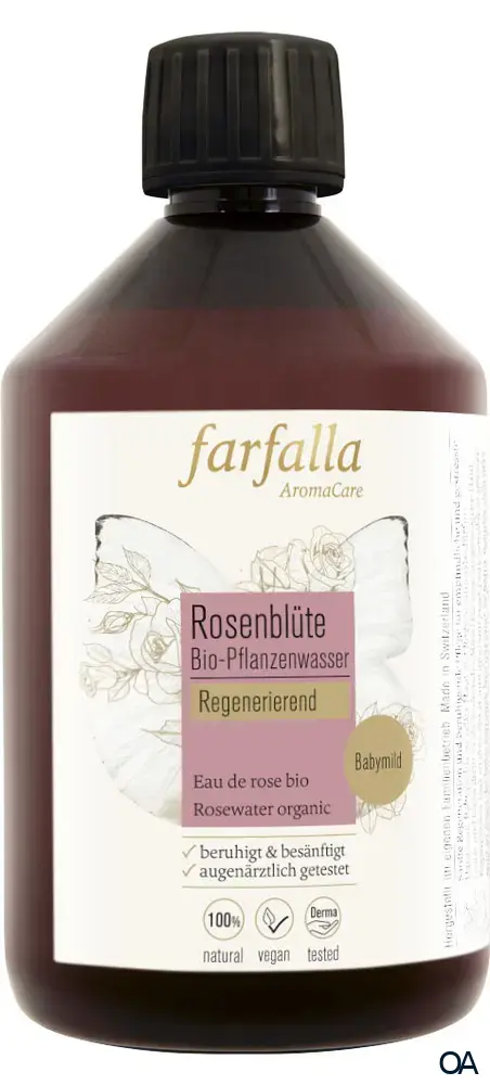 Farfalla Rosenblüte, Bio-Pflanzenwasser, regenerierend