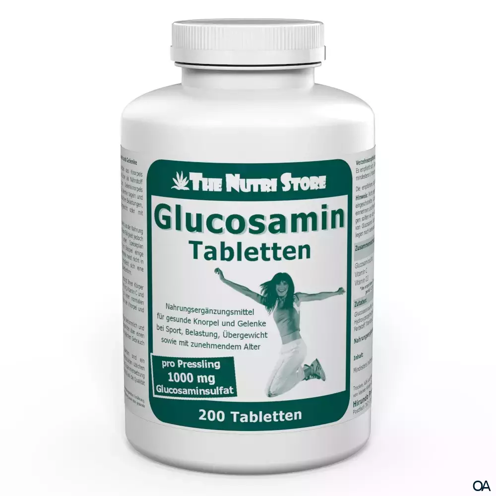 The Nutri Store Glucosamin 1000 mg Tabletten The Nutri Store Glucosamin 1000 mg Tabletten
