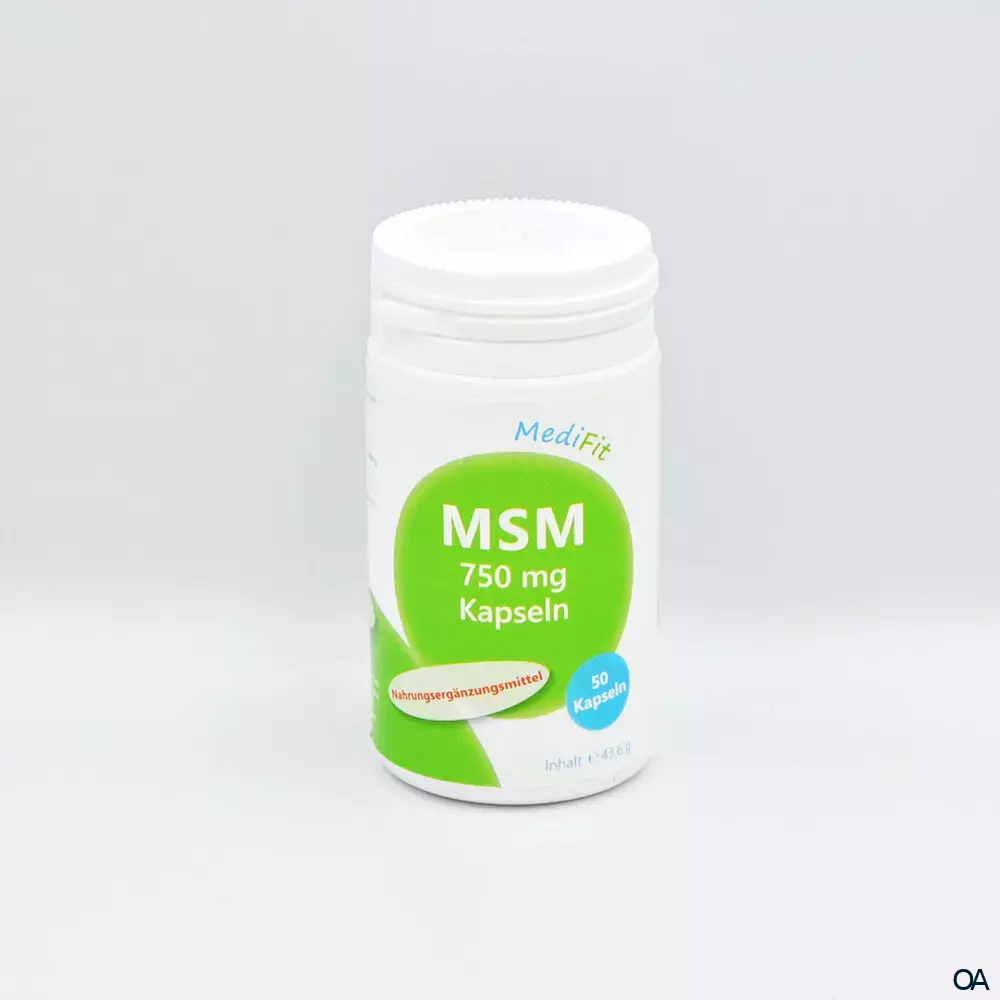 MediFit MSM 750 mg Kapseln MediFit MSM 750 mg Kapseln