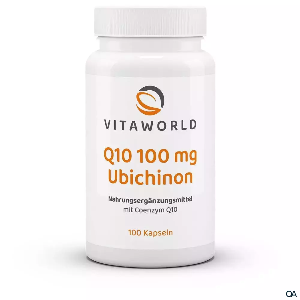 Vitaworld Coenzym Q10 100 mg Ubichinon Kapseln Vitaworld Coenzym Q10 100 mg Ubichinon Kapseln