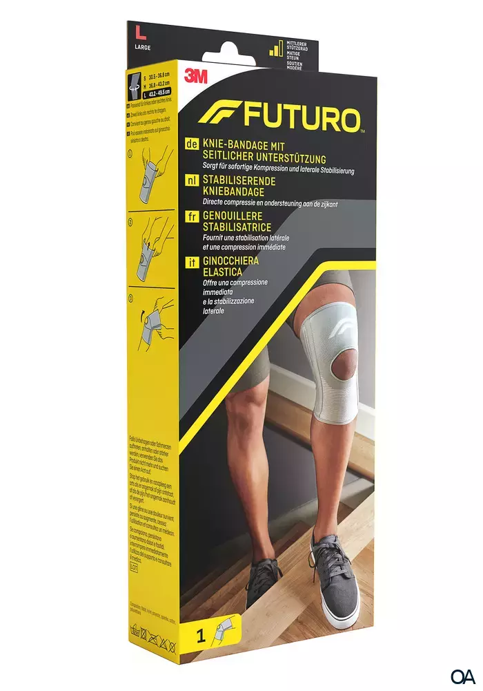 3M Futuro Knie-Bandage mit seitlicher Unterstützung 3M Futuro Knie-Bandage mit seitlicher Unterstützung