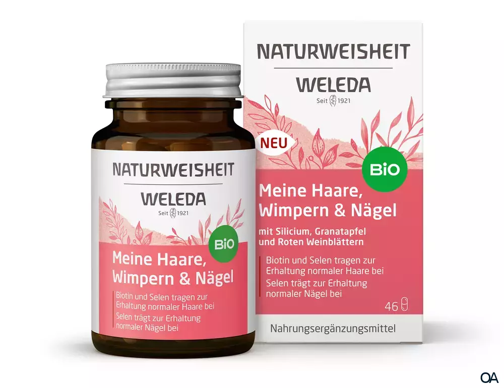 Weleda Naturweisheit Meine Haare, Wimpern & Nägel Kapseln