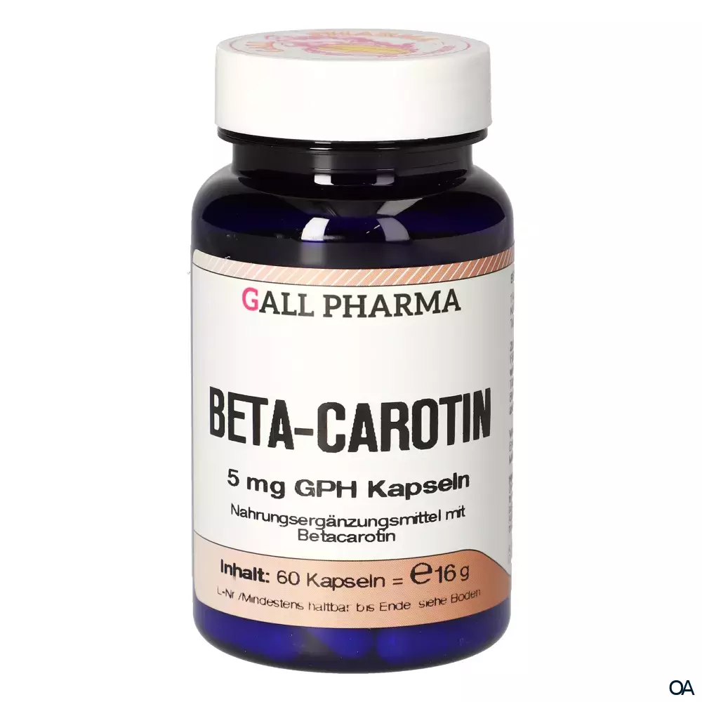 Gall Pharma Beta-Carotin 5 mg Kapseln Gall Pharma Beta-Carotin 5 mg Kapseln