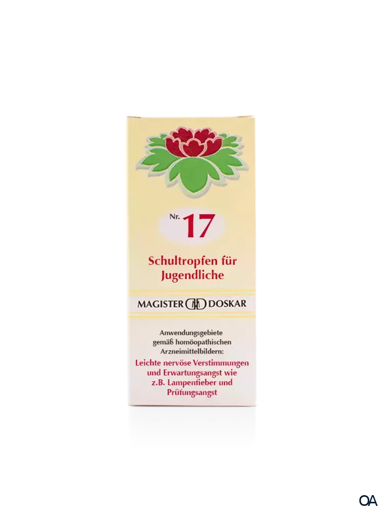 Doskar Tropfen Nr. 17 - Schultropfen für Jugendliche Doskar Tropfen Nr. 17 - Schultropfen für Jugendliche
