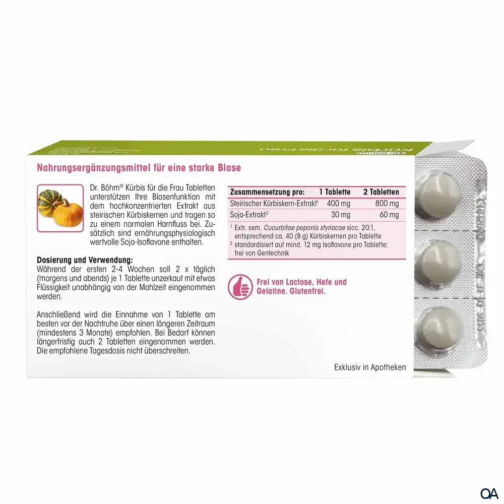 Dr. Böhm® Kürbis für die Frau Tabletten