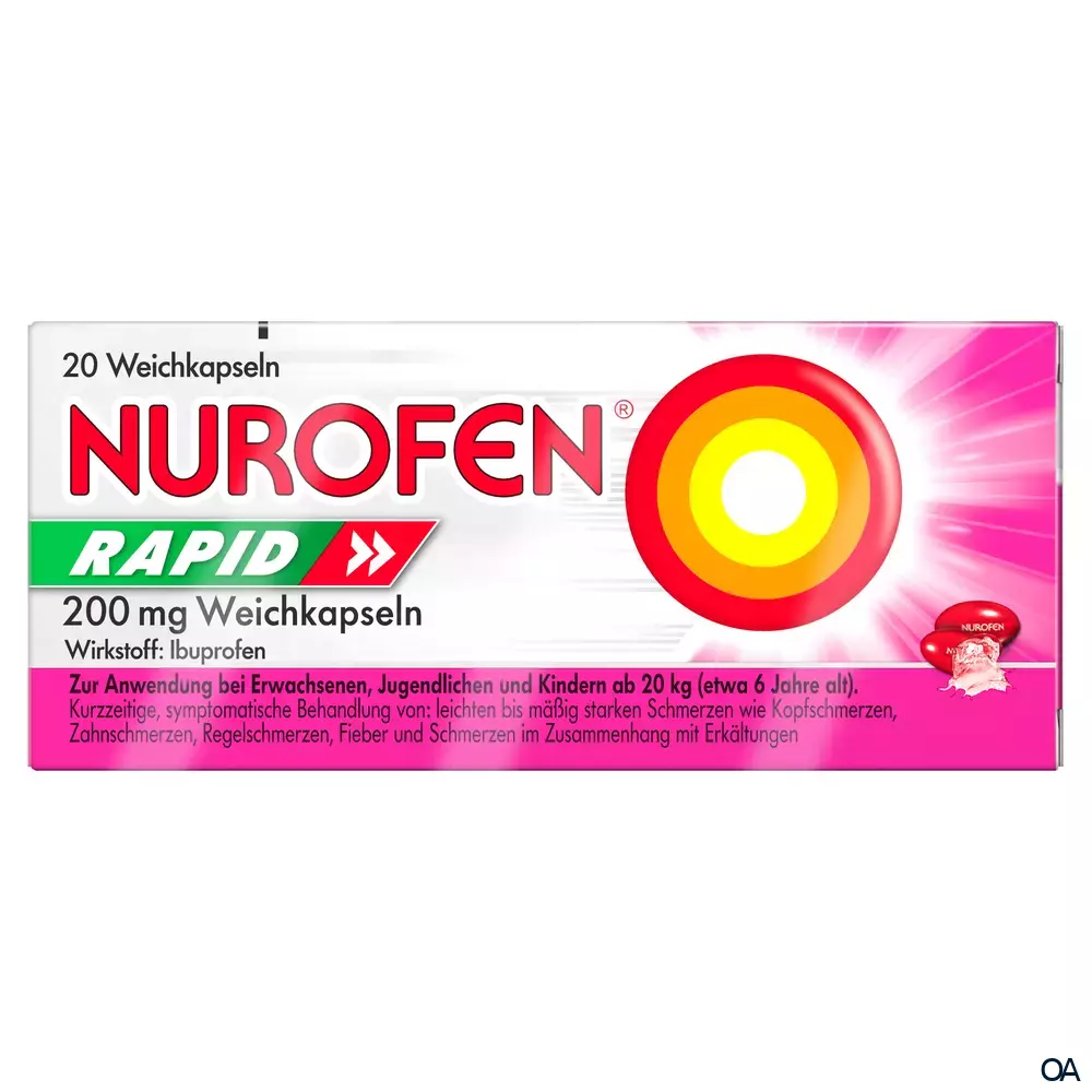 Nurofen® Rapid 200 mg Weichkapseln Nurofen® Rapid 200 mg Weichkapseln