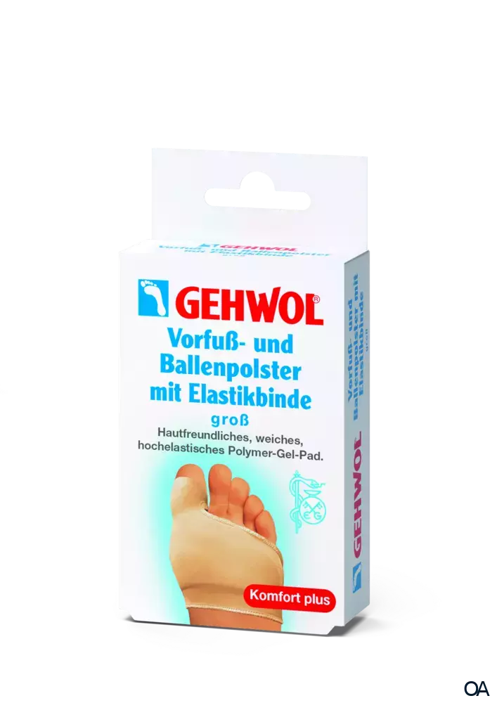 GEHWOL® Vorfuß- und Ballenpolster mit Elastikbinde groß
