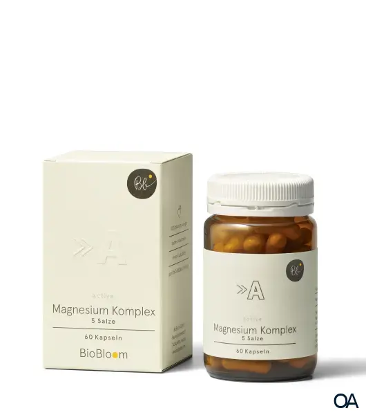 BioBloom Magnesium Komplex active 5 Salze Kapseln BioBloom Magnesium Komplex active 5 Salze Kapseln