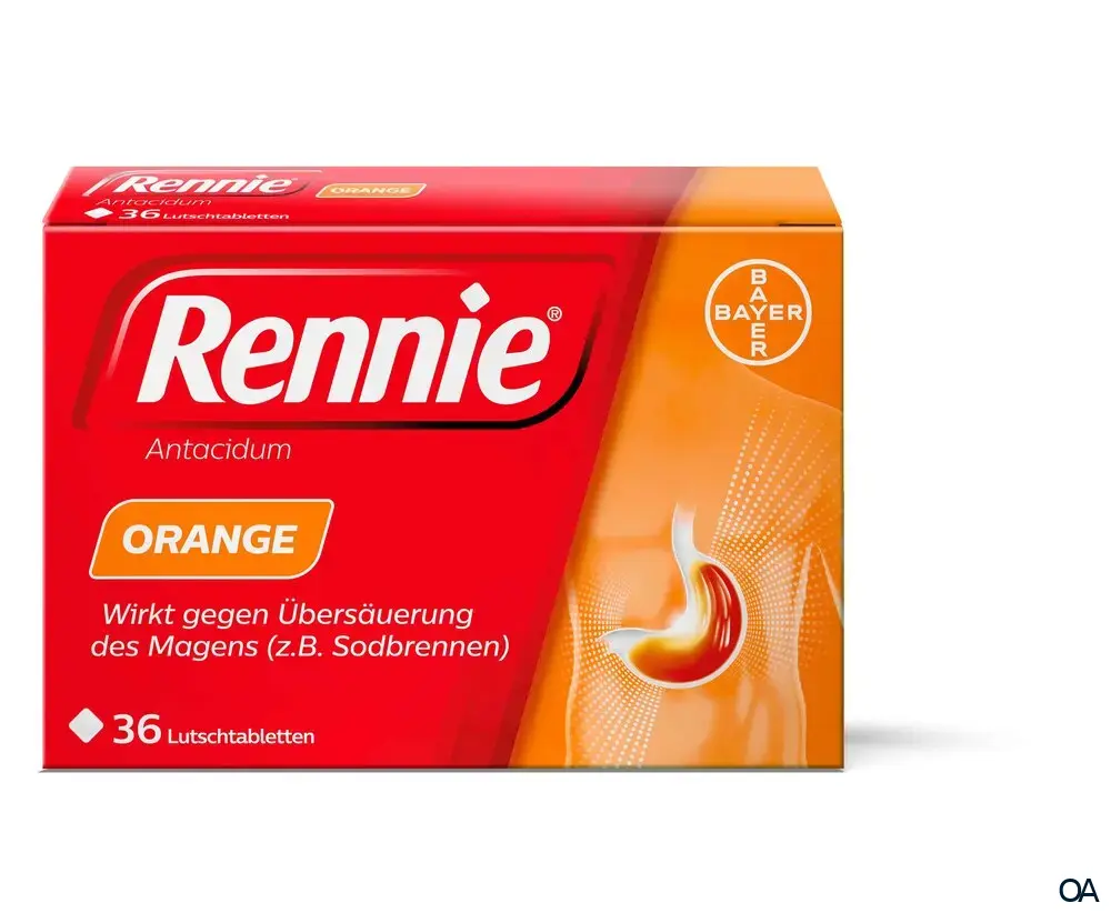 Rennie® Antacidum Orange-Lutschtabletten Rennie® Antacidum Orange-Lutschtabletten