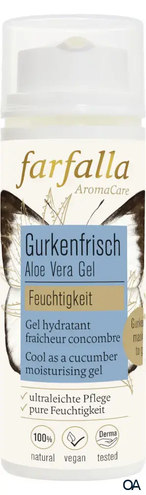 Farfalla Aloe Vera, Gurkenfrisches Feuchtigkeitsgel, Feuchtigkeit