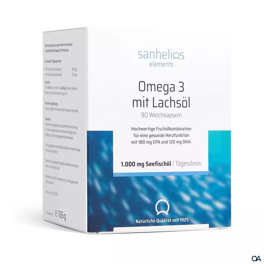 Sanhelios® OMEGA 3 1000 mg Kapseln Sanhelios® OMEGA 3 1000 mg Kapseln