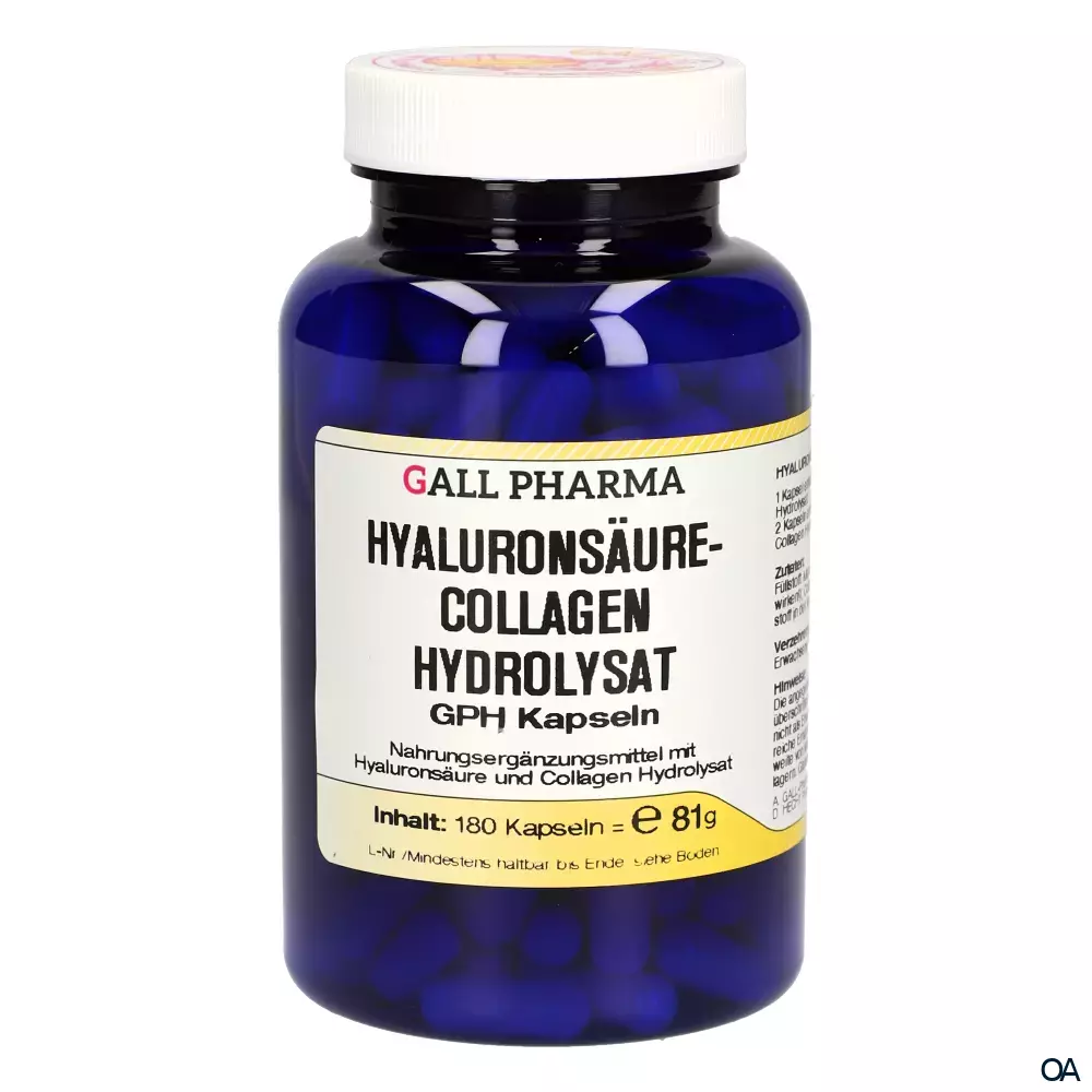 Gall Pharma Hyaluronsäure-Collagen Hydrolysat Kapseln