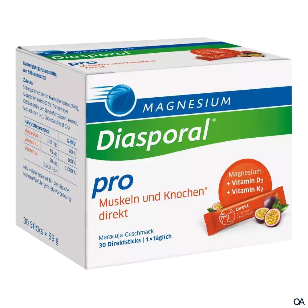 Magnesium Diasporal® Pro Muskeln und Knochen* direkt Sticks