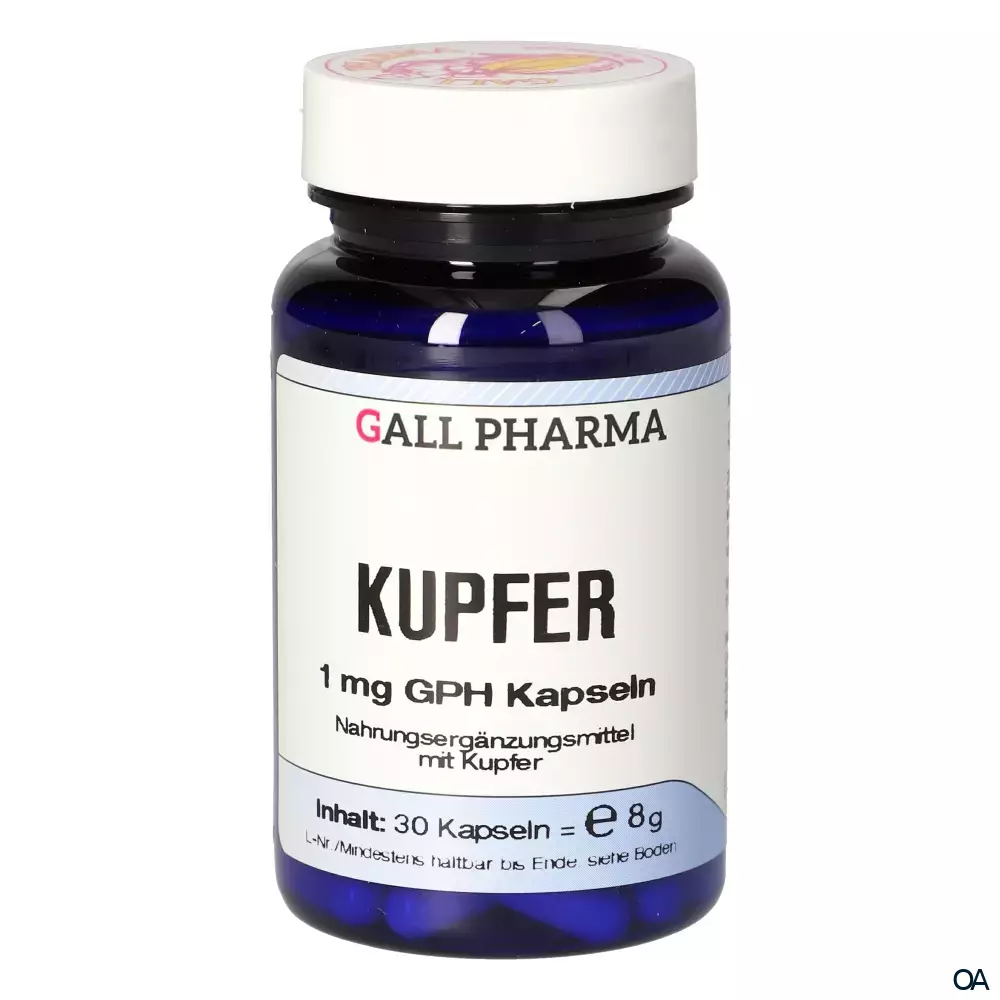 Gall Pharma Kupfer 1 mg Kapseln