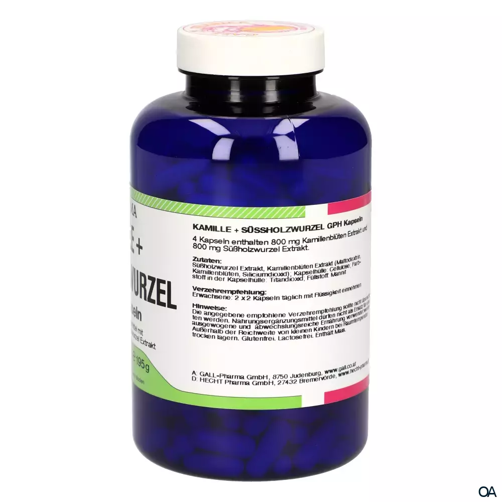 Gall Pharma Kamille + Süßholzwurzel Kapseln Gall Pharma Kamille + Süßholzwurzel Kapseln