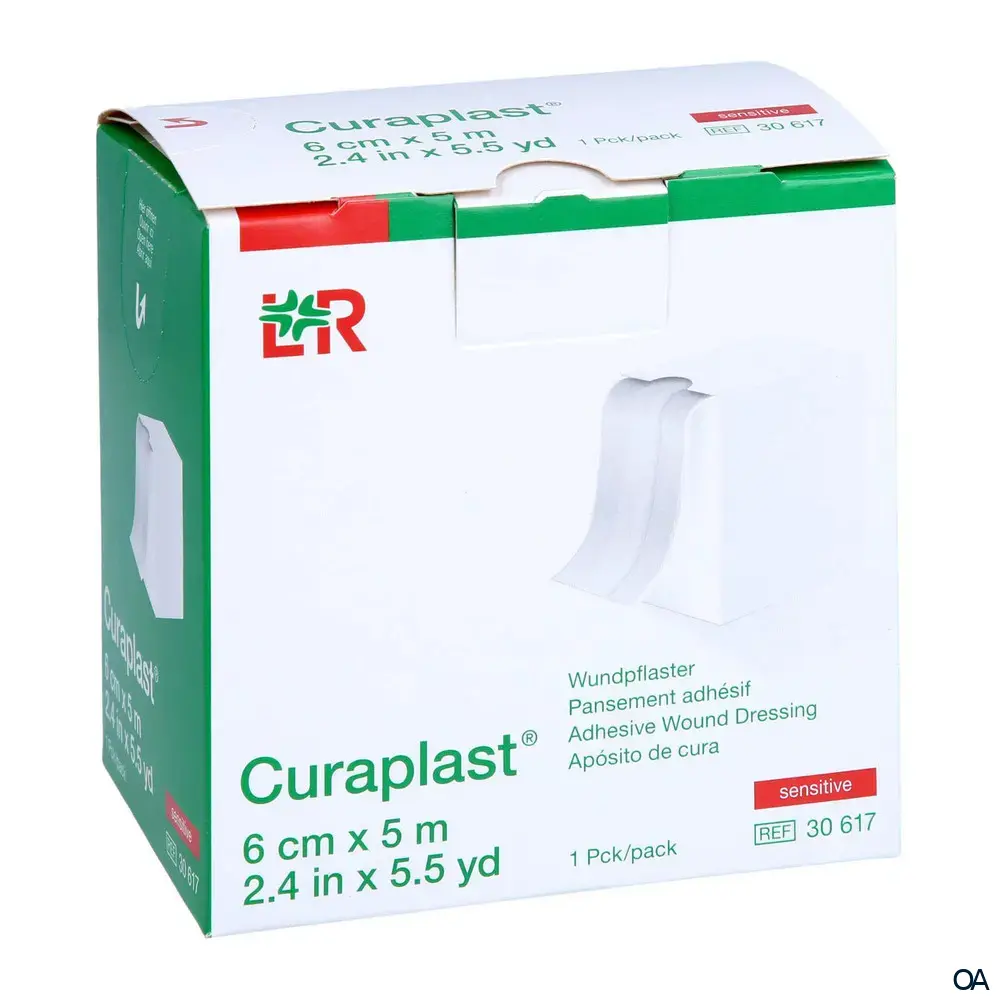 Curaplast® sensitive Wundschnellverband Rolle 6 cm x 5 m Curaplast® sensitive Wundschnellverband Rolle 6 cm x 5 m