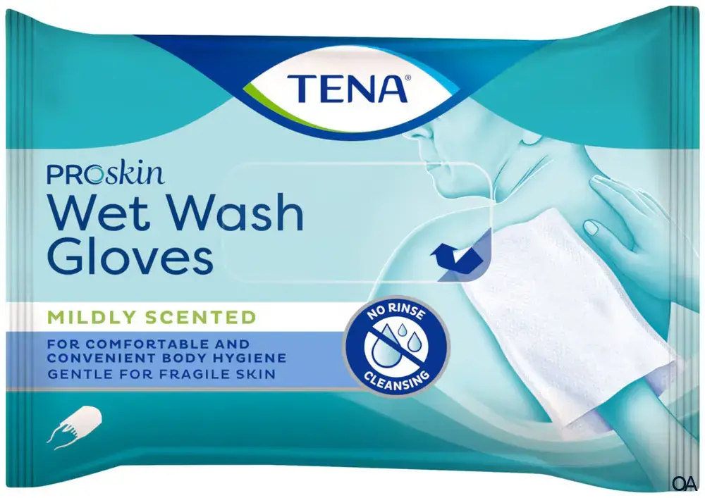 Tena ProSkin Wet Wash Gloves - Milder Duft Tena ProSkin Wet Wash Gloves - Milder Duft