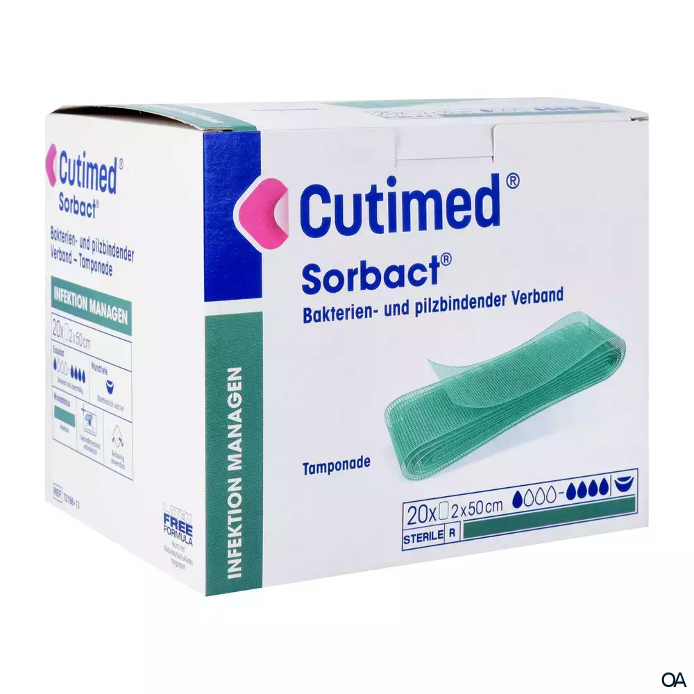 Cutimed® Sorbact® Tamponade steril, 2 x 50 cm