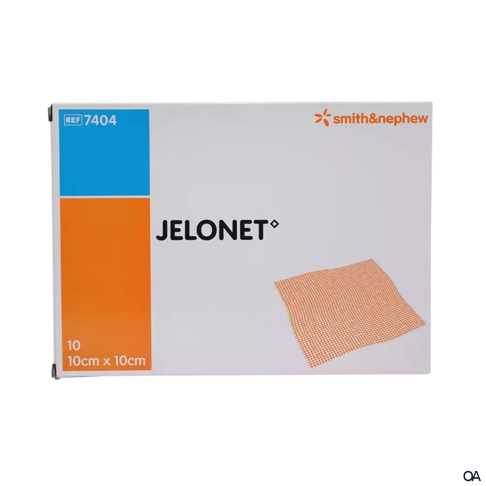 JELONET Salbenkompresse mit Paraffin steril, 10 x 10 cm