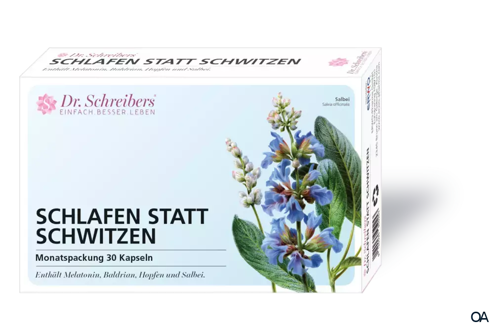 Dr. Schreibers Schlafen statt Schwitzen Kapseln Dr. Schreibers Schlafen statt Schwitzen Kapseln