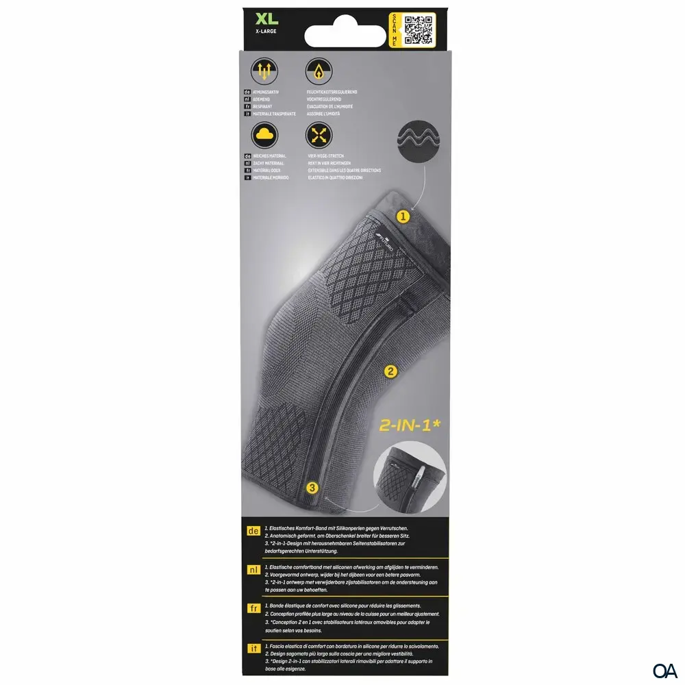 FUTURO™ Premium Knie-Bandage mit seitlicher Unterstützung - Extra Large