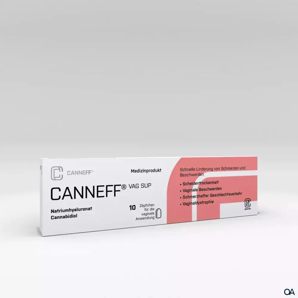 CANNEFF VAG SUP Vaginalsuppositorien