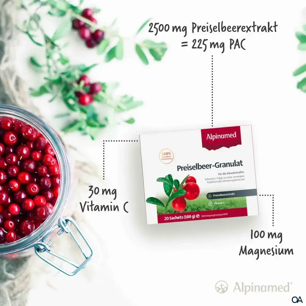 Alpinamed® Preiselbeer-Granulat Alpinamed® Preiselbeer-Granulat