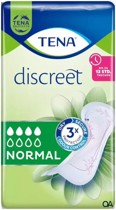 TENA Discreet Normal Inkontinenz Einlagen TENA Discreet Normal Inkontinenz Einlagen