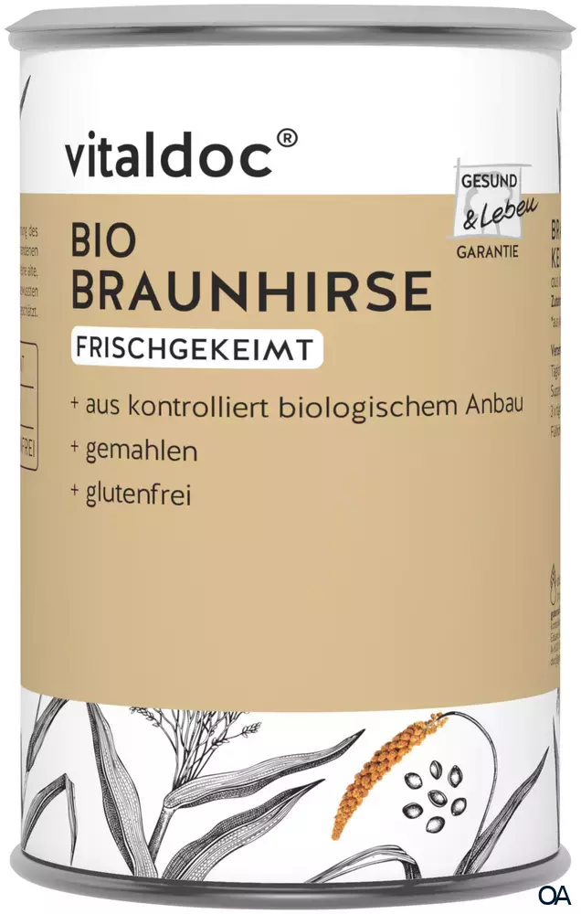 vitaldoc® BIO Braunhirse, frischgekeimt vitaldoc® BIO Braunhirse, frischgekeimt