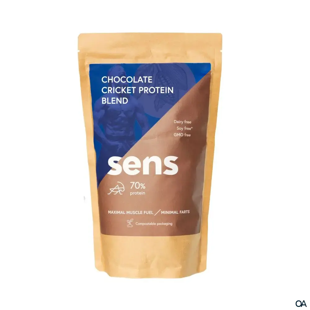 SENS Proteinshake mit Grillenmehl – Schokolade Pulver SENS Proteinshake mit Grillenmehl – Schokolade Pulver