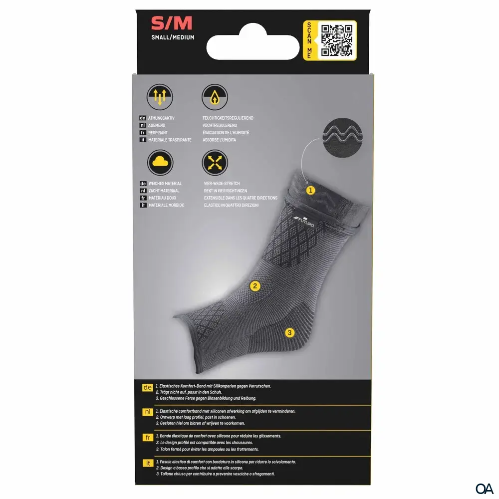 FUTURO™ Premium Sprunggelenk-Bandage, Small/Medium