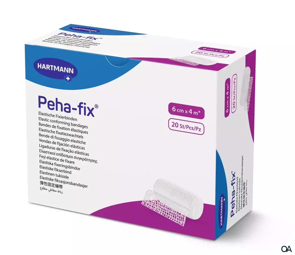 Peha-fix® Elastische Fixierbinde, lose, 6 cm x 4 m