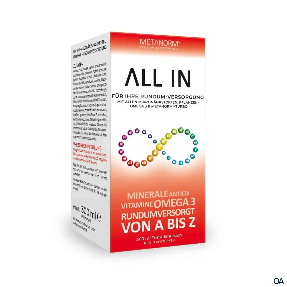 METANORM® ALL IN Trink Emulsion - Orange