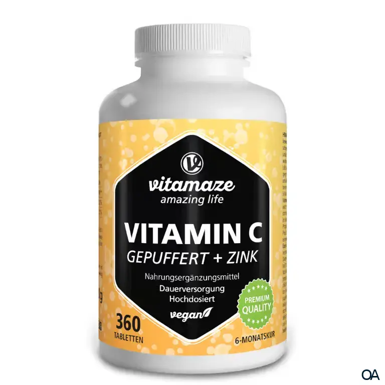 Vitamaze Vitamin C gepuffert + Zink Tabletten