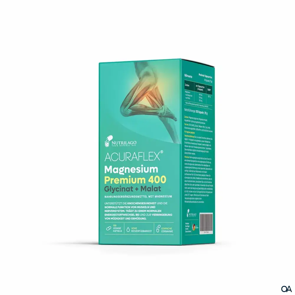 ACURAFLEX® Magnesium Premium 400 Glycinat + Malat Kapseln