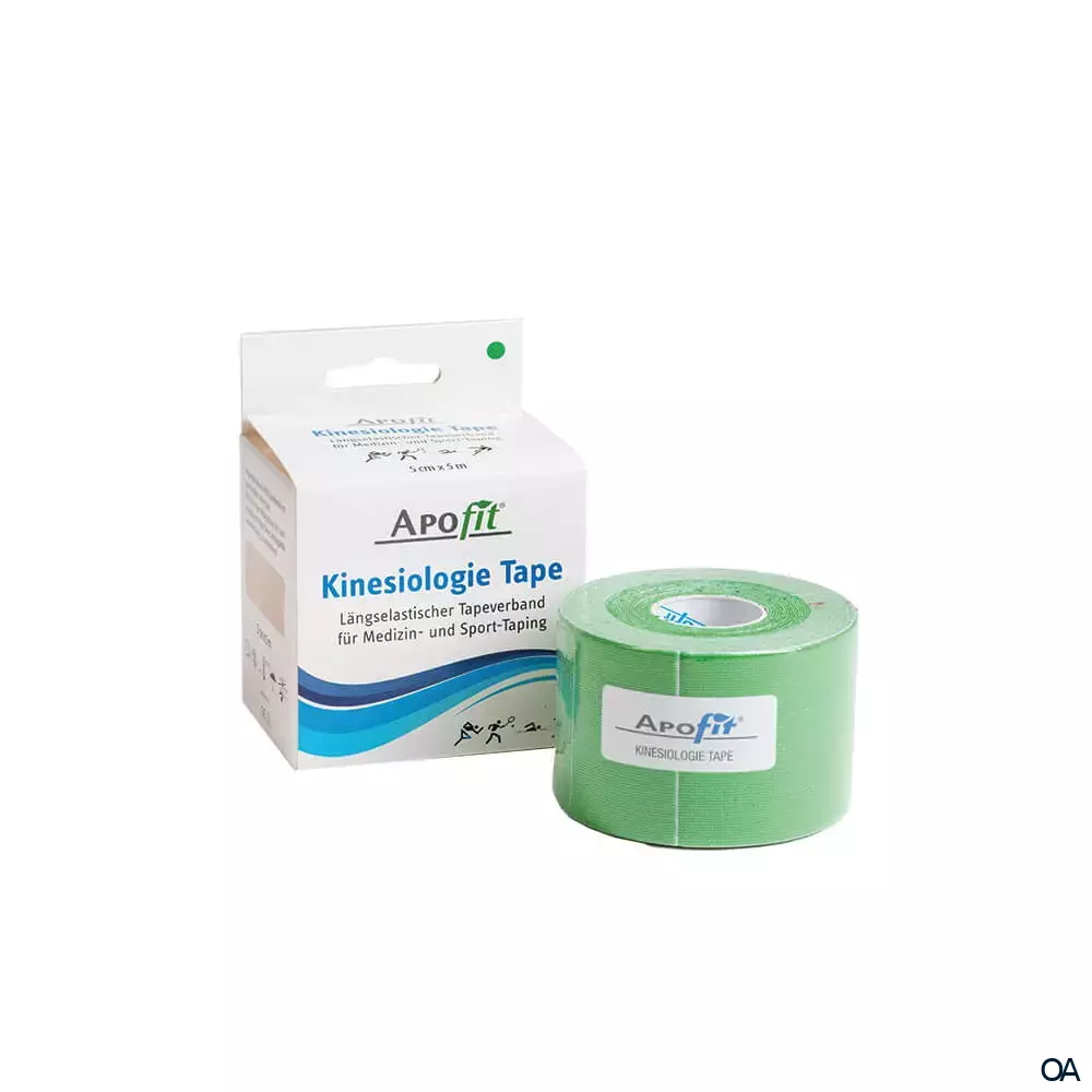 APOfit Kinesiologie Tape grün 5 cm x 5 m APOfit Kinesiologie Tape grün 5 cm x 5 m