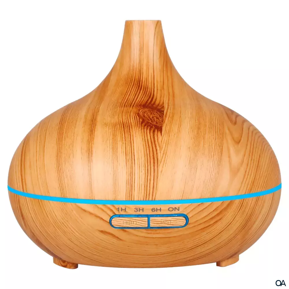 Casida Aroma Diffuser in Holzoptik mit LED Casida Aroma Diffuser in Holzoptik mit LED