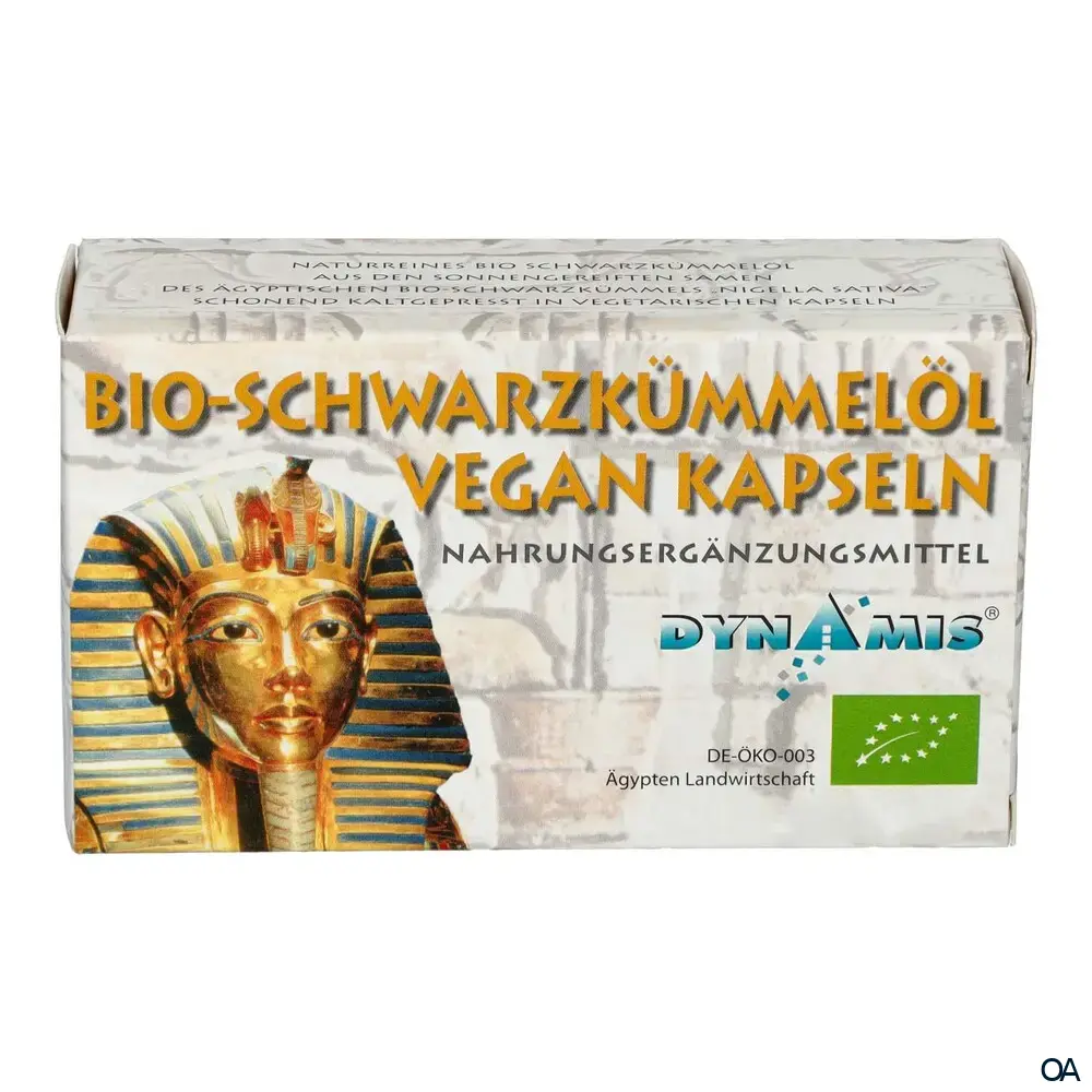 Dynamis BIO Schwarzkümmelöl Vegan Kapseln