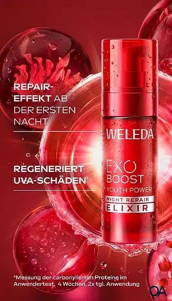 Weleda EXO BOOST Youth Power Night Repair Elixier - Granatapfel