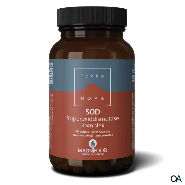 Terra Nova SOD Superoxiddismutase Komplex Kapseln Terra Nova SOD Superoxiddismutase Komplex Kapseln