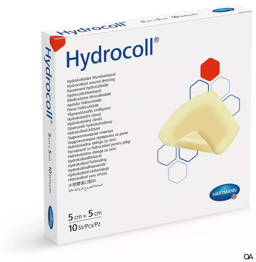 Hydrocoll® Hydrokolloider Wundverband steril, 5 x 5 cm