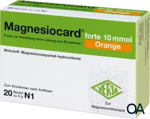 Magnesiocard® forte 10 mmol Orange Beutel Magnesiocard® forte 10 mmol Orange Beutel