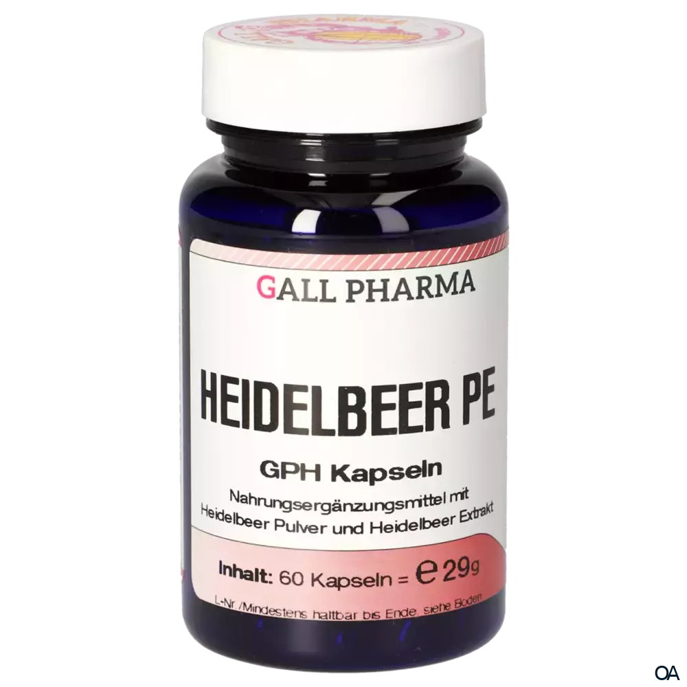 Gall Pharma Heidelbeer Extrakt + Pulver Kapseln
