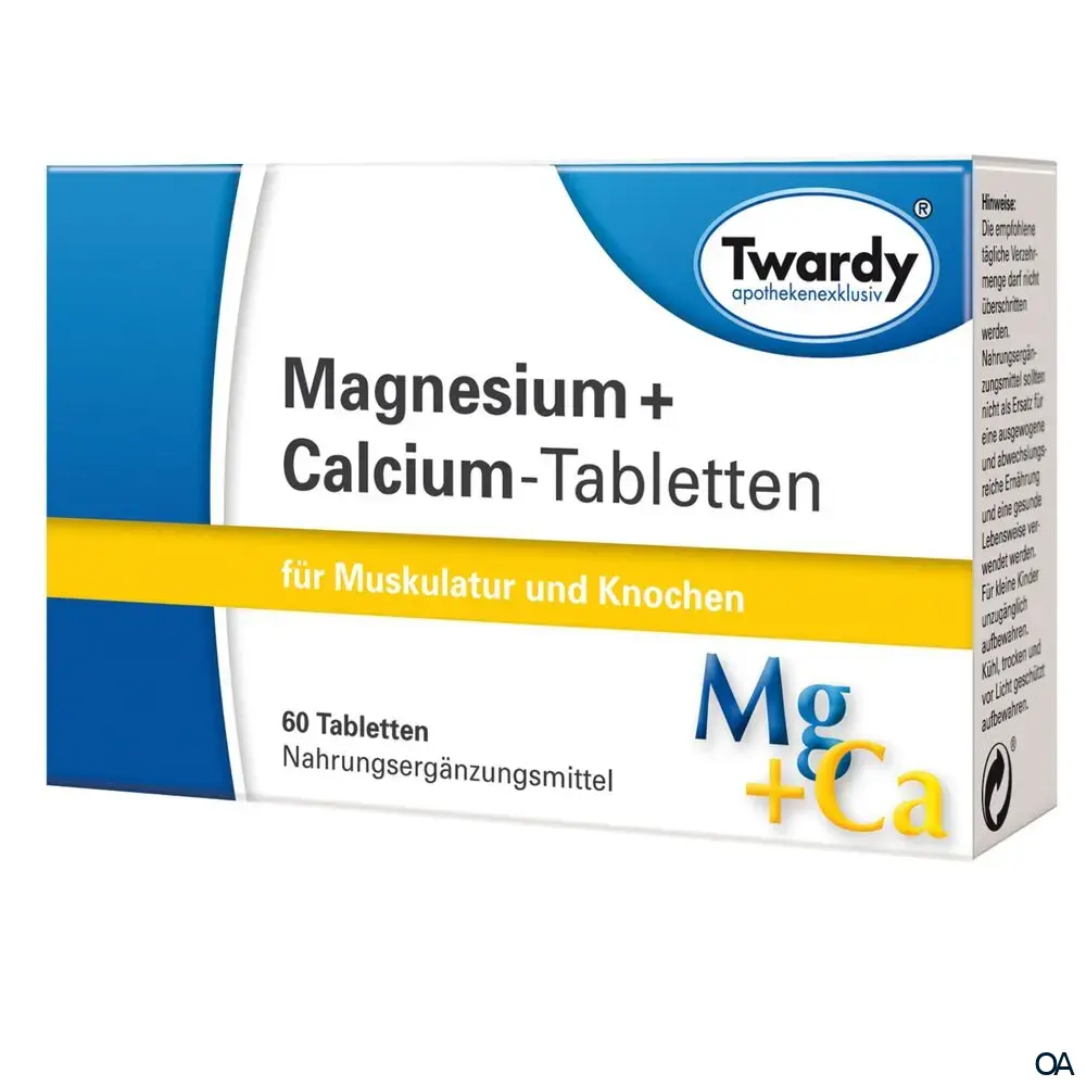 Twardy Magnesium + Calcium‐Tabletten